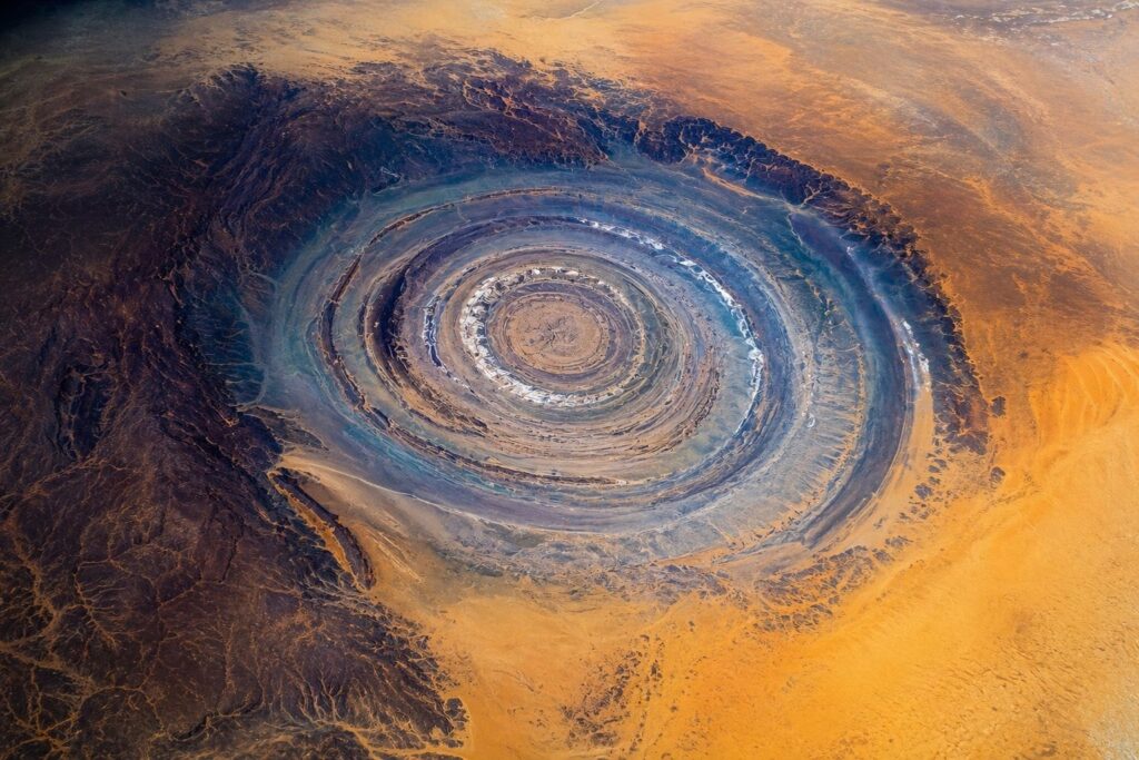 NASA Highlights the Eye of the Sahara from Space: The Geological Secret of the Richat Structure 1 1000003251