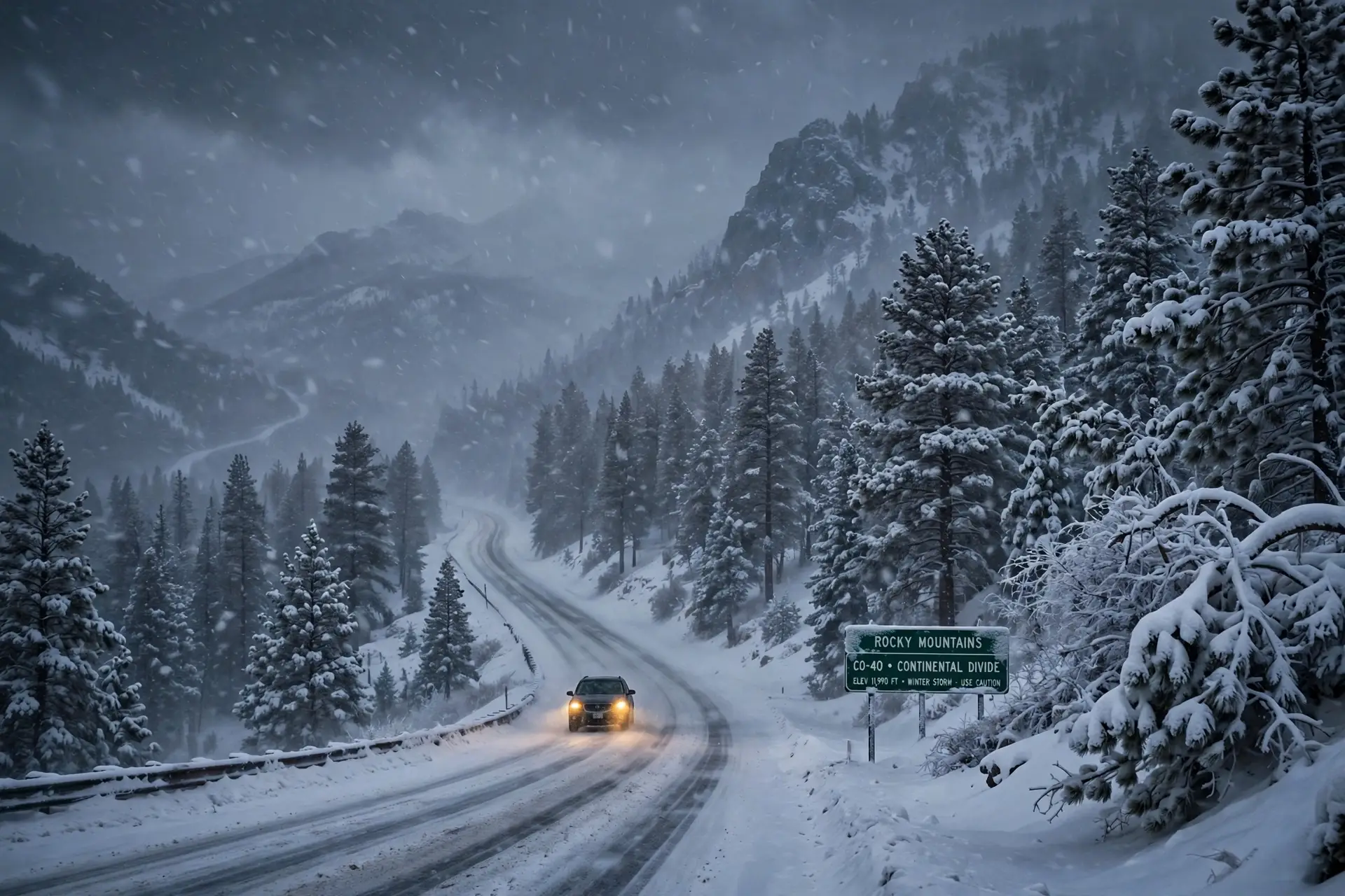 Winter storm brings first snow to six US states